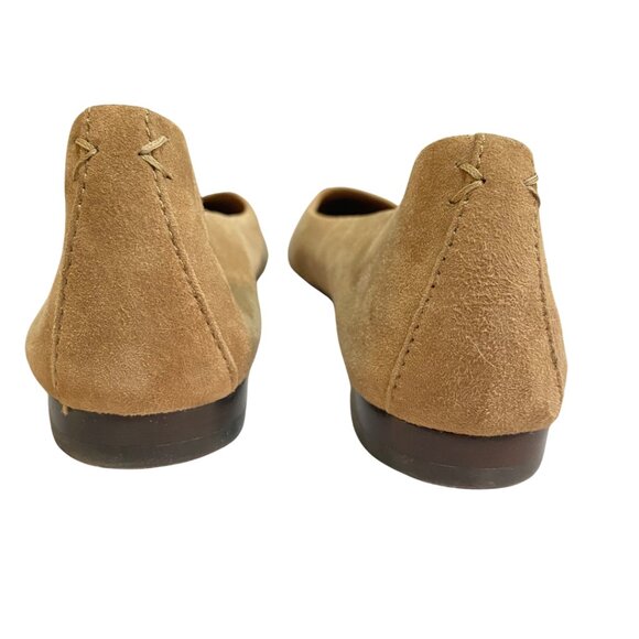 Frye Sienna Pointed Toe Ballet Flats in Cashew - Size 8 - Picture 3 of 7